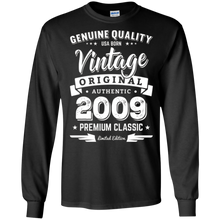 Born in 2009 Vintage Birthday T-Shirt - Made in 2009 Shirts