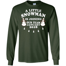 January 2018 A Little Snowman Is Joining Our Team T-shirt