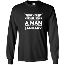 Never Underestimate The Power Of A Woman T Shirt January Wom