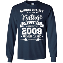 Born in 2009 Vintage Birthday T-Shirt - Made in 2009 Shirts