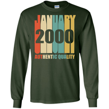 Retro January 2000 T-Shirt Vintage 18th Birthday Gift Shirt