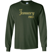 est January 1960 T-Shirt - 57th Birthday gift Tee