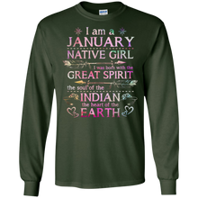 I Am A January Native Girl T-shirt Capricorn Indies Girl