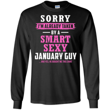 Taken By A Smart And Sexy January Guy Tee Birthday Shirt