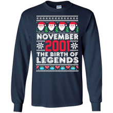 November 2001 The Birth Of Legends Christmas T Shirt