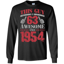 Vintage Born in 1954 63rd Birthday Gifts 63 This Guy Awesome