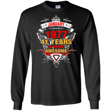 January 1977 41th Birthday 41 Years Old Gift T-Shirt