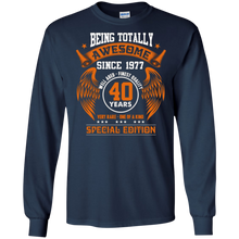 Vintage Born in 1977 40th Birthday 40 Years Old Awesome Gift