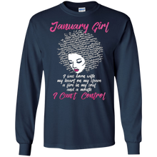 I'm a January Girl Shirt Funny Birthday T-Shirt for Women