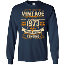 Vintage Genuine Made In 1973 44th Birthday Gift 44 years old