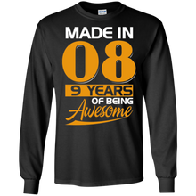 9th Birthday Made In 2008 Tee Shirt