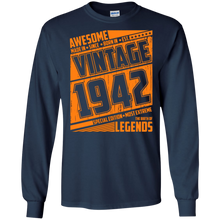 Legends Awesome are born Retro Vintage made in 1942 75th