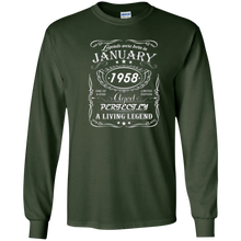 Legends Were born in January 1958 - 60th Birthday Gift