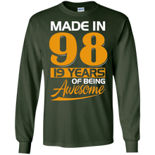 19th Birthday Made In 1998 Tee Shirt