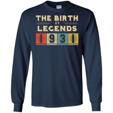 Retro The Birth Of Legend USA 1931 86th Birthday Gift 86 yrs