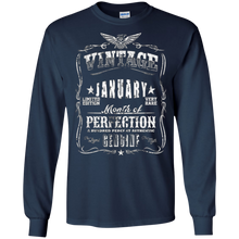 January Birthday T-Shirt Cool Vintage Distressed Top Tee