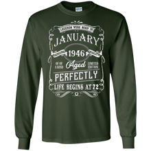 Legends Were Born In Jannuary 1946, 72th Birthday Gift Shirt