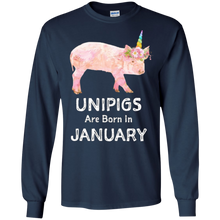 Unipigs Are Born In January Funny T Shirt