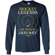 Hockey Legends Are Born In January Shirt Gear Apparel 2