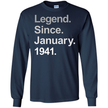 Legend Since January 1941 TShirt - 76th Birthday Gift Shirt