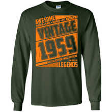 Legends Awesome are born Retro Vintage made in 1959 58th