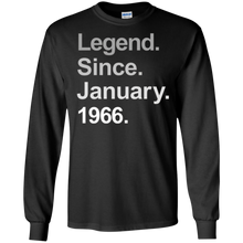 Legend Since January 1966 TShirt - 51st Birthday Gift Shirt