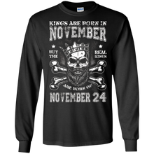 Real Kings Are Born On November 24 Tee Shirt