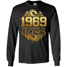 1969 The Birth Of Legends Vintage Classic 49 Years Old 49th
