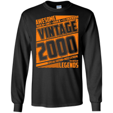 Legends Awesome are born Retro Vintage made in 2000 17th