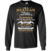 Womens I'm A Mexican Woman I Was Born In January T-Shirt
