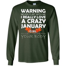 My Crazy January Lady Tshirt January Born Tshirt