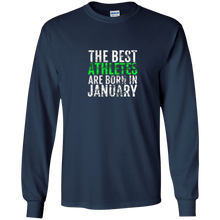The Best Athletes Are Born In January T-Shirt Birthday Tee