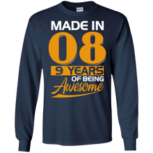 9th Birthday Made In 2008 Tee Shirt