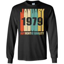 Retro January 1979 T-Shirt Vintage 39th Birthday Gift Shirt