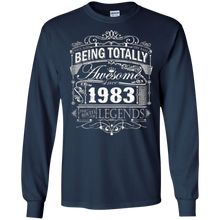 Awesome Since 1983 34th Birthday T Shirt 34 Years Old