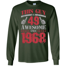 Vintage Born in 1968 49th Birthday Gifts 49 This Guy Awesome