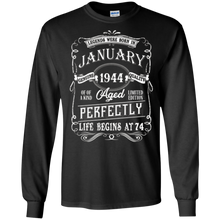 Legends Were Born In Jannuary 1944, 74th Birthday Gift Shirt