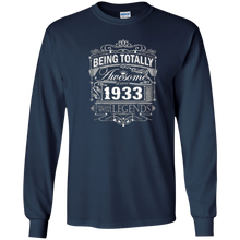 Awesome Since 1933 84th Birthday T Shirt 84 Years Old