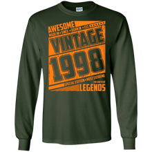 Legends Awesome are born Retro Vintage made in 1998 19th