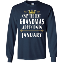 Only The Best Grandmas Are Born in January Birthday T-Shirt