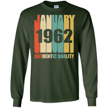 Retro January 1962 T-Shirt Vintage 56th Birthday Gift Shirt