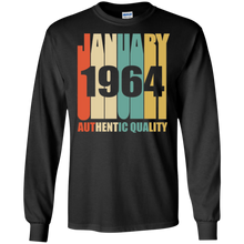 Retro January 1964 T-Shirt Vintage 54th Birthday Gift Shirt