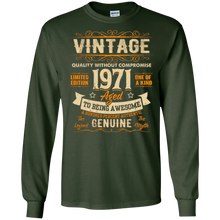 Vintage Genuine Made In 1971 46th Birthday Gift 46 years old