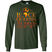 Black Queens Are Born In January T Shirt
