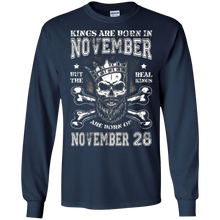 Real Kings Are Born On November 28 Tee Shirt