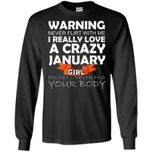 My Crazy January Lady Tshirt January Born Tshirt