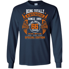Vintage Born in 1951 66th Birthday 66 Years Old Awesome Gift