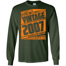 Legends Awesome are born Retro Vintage made in 2007 10th