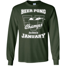Beer Pong Champs Are Born In January T-Shirt