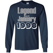 20th Birthday Gift | Legend Since January 1998 T-Shirt